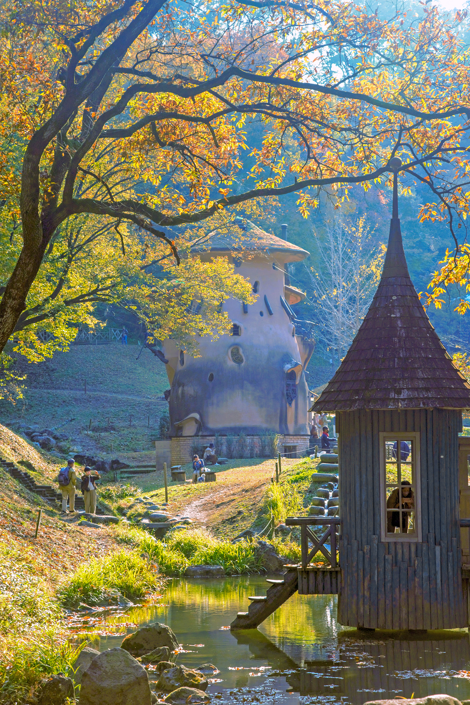 トーベ・ヤンソンあけぼの子どもの森公園 きのこの家の写真
